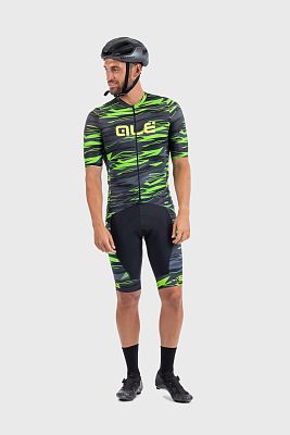 Превью  Велоджерси с коротким рукавом ALE Rock Men Fluo Green